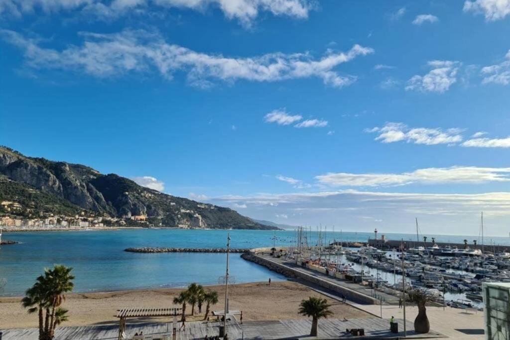 Menton 3 Pieces Vue Mer Bord De Plage Hyper Centre Apartment Exterior photo